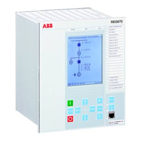 ABB Relion REG670 User manual