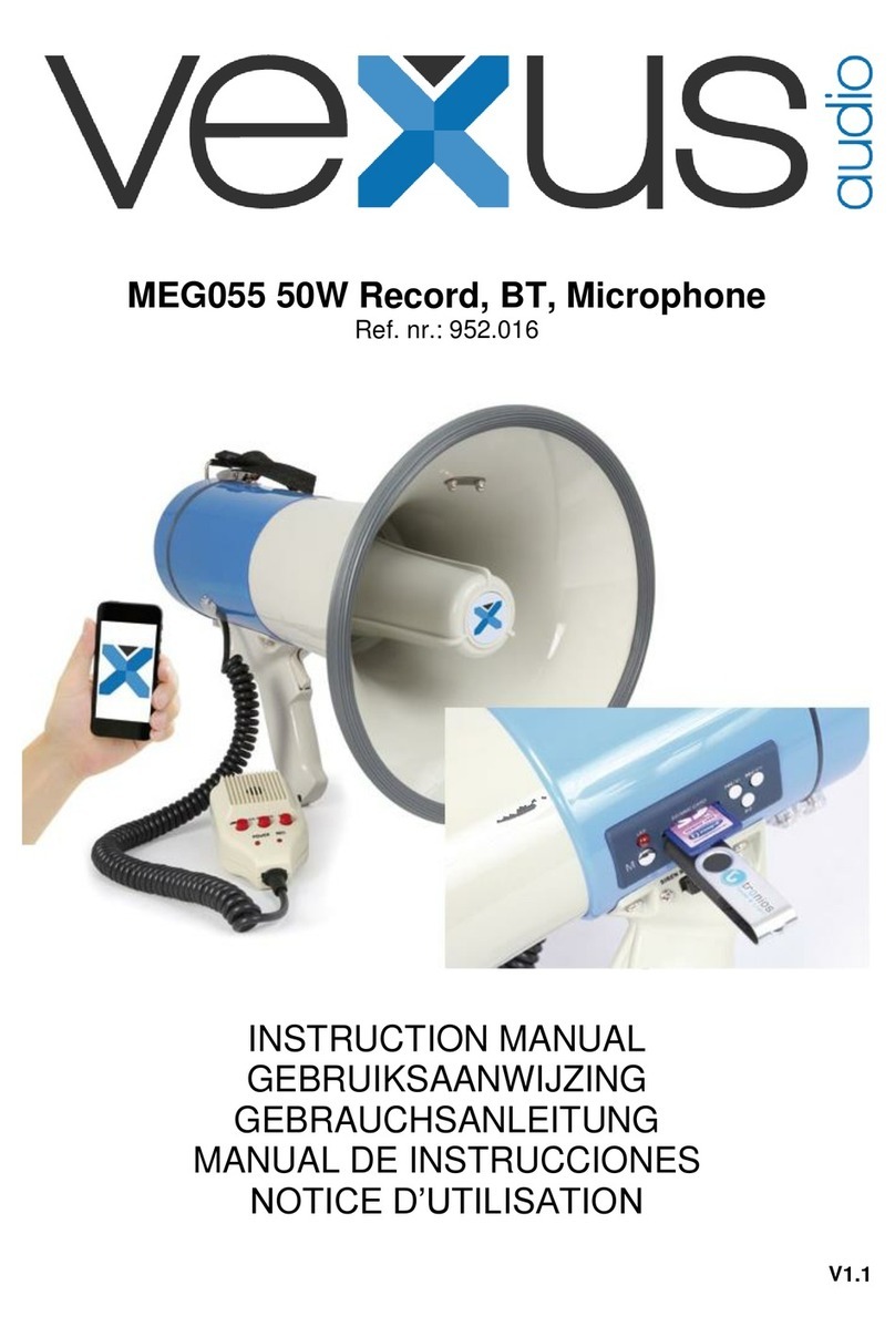 Vexus Audio MEG055 instruction manual
