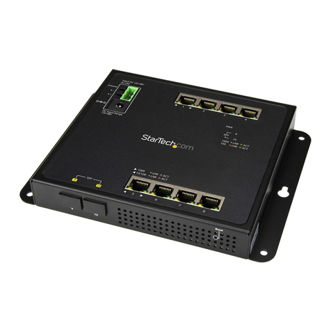 StarTech.com IES101G2SFPW User manual
