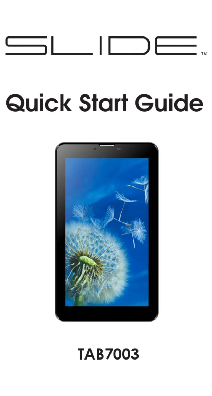 SLIDE TAB7003 quick start guide