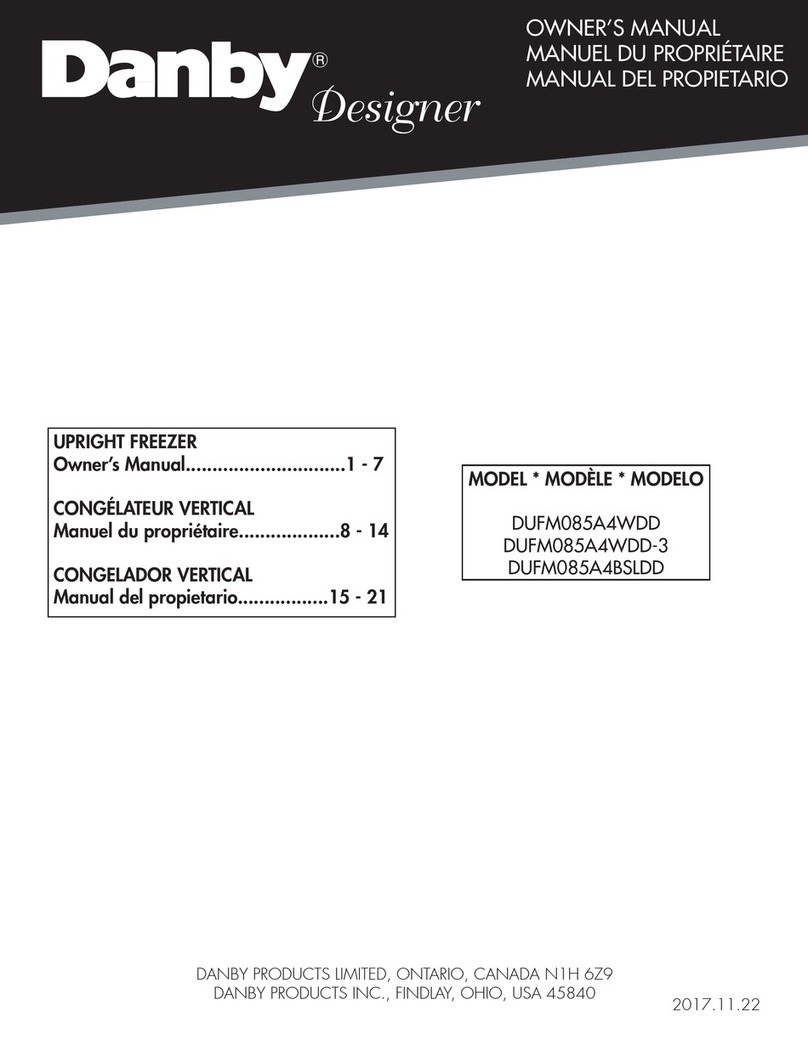 Danby DUFM085A4WDD User manual
