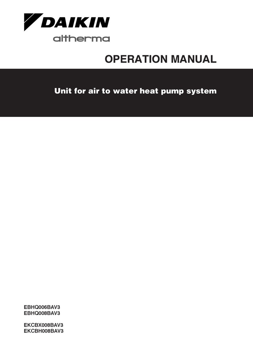 Daikin EBHQ006BAV3 Operation manual