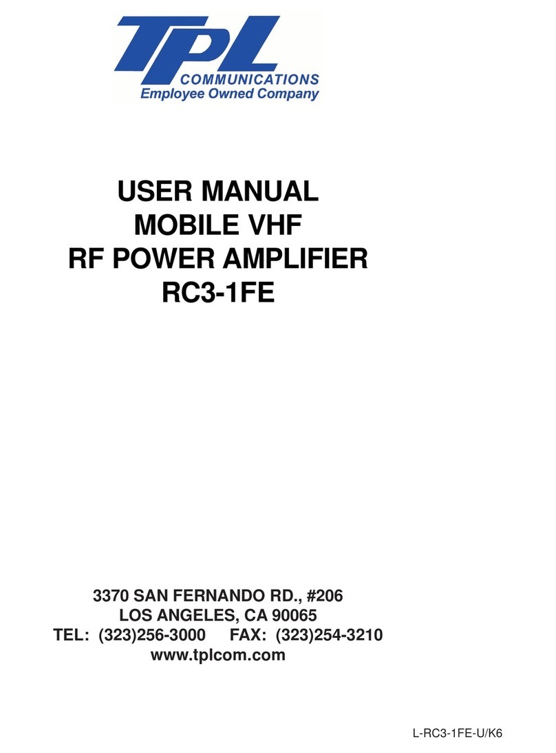 TPL RC3-1FE user manual