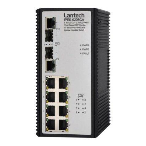 Lantech IPES-0208CA-12V User manual