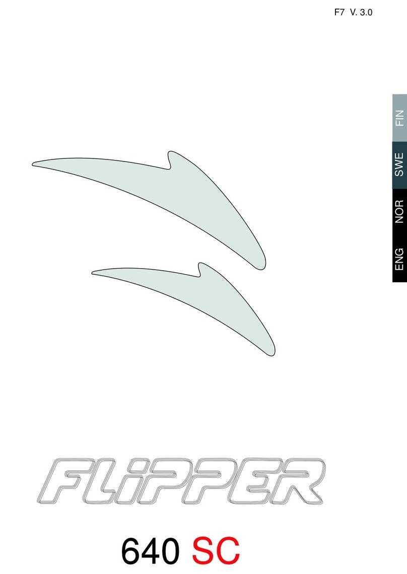 Flipper 640 SC owner's manual