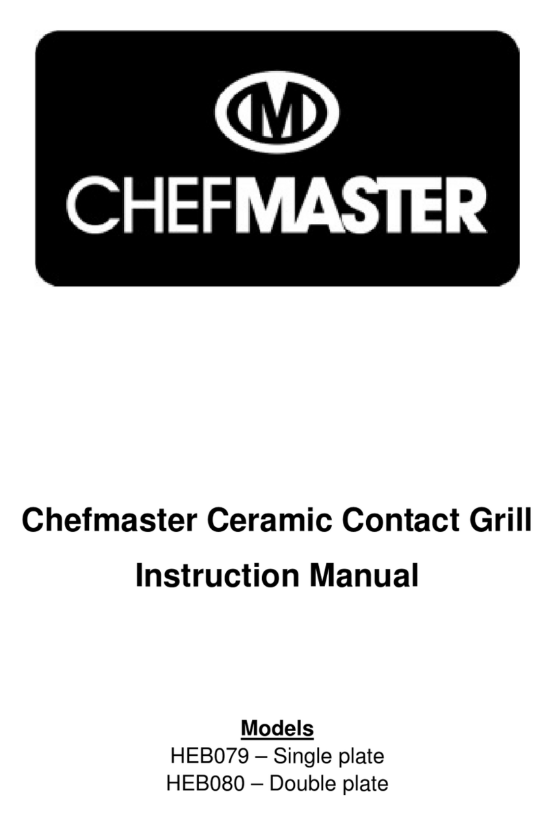 Chef-Master HEB079 instruction manual