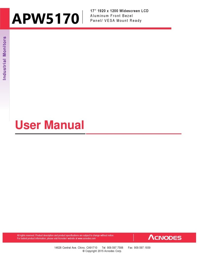 Acnodes APW5170 User manual