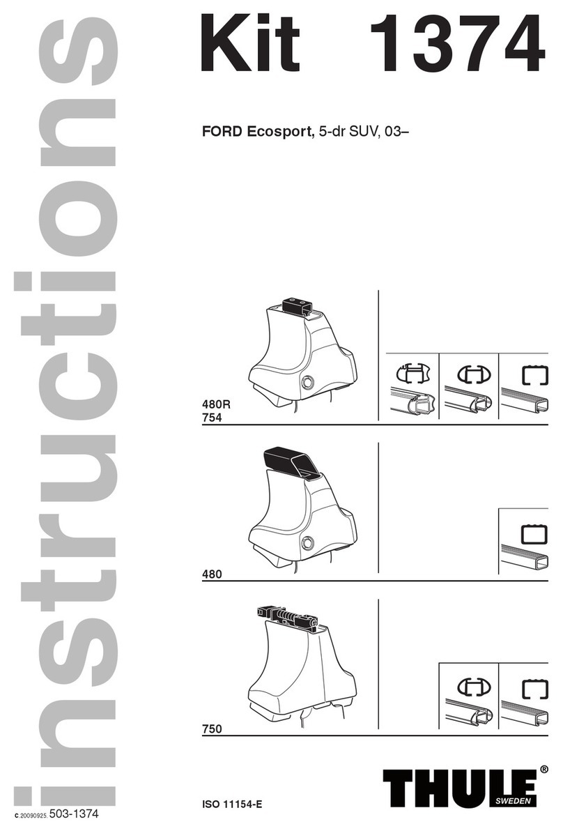 Thule 1374 User manual Thule 1374 User manual