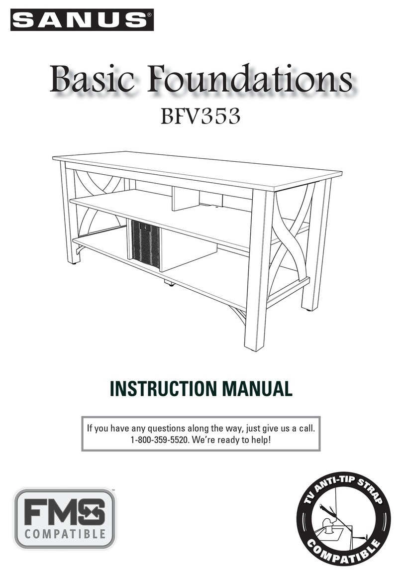 Sanus BFV353 instruction manual