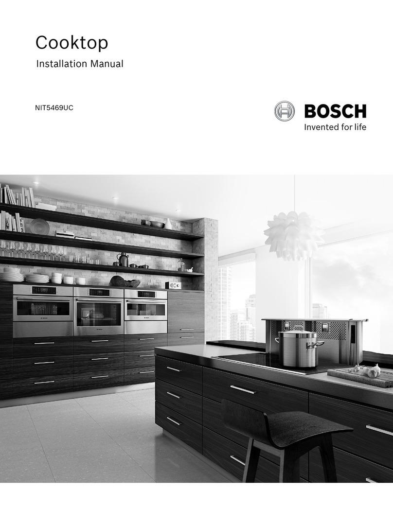 Bosch NIT5469UC User manual Bosch NIT5469UC User manual