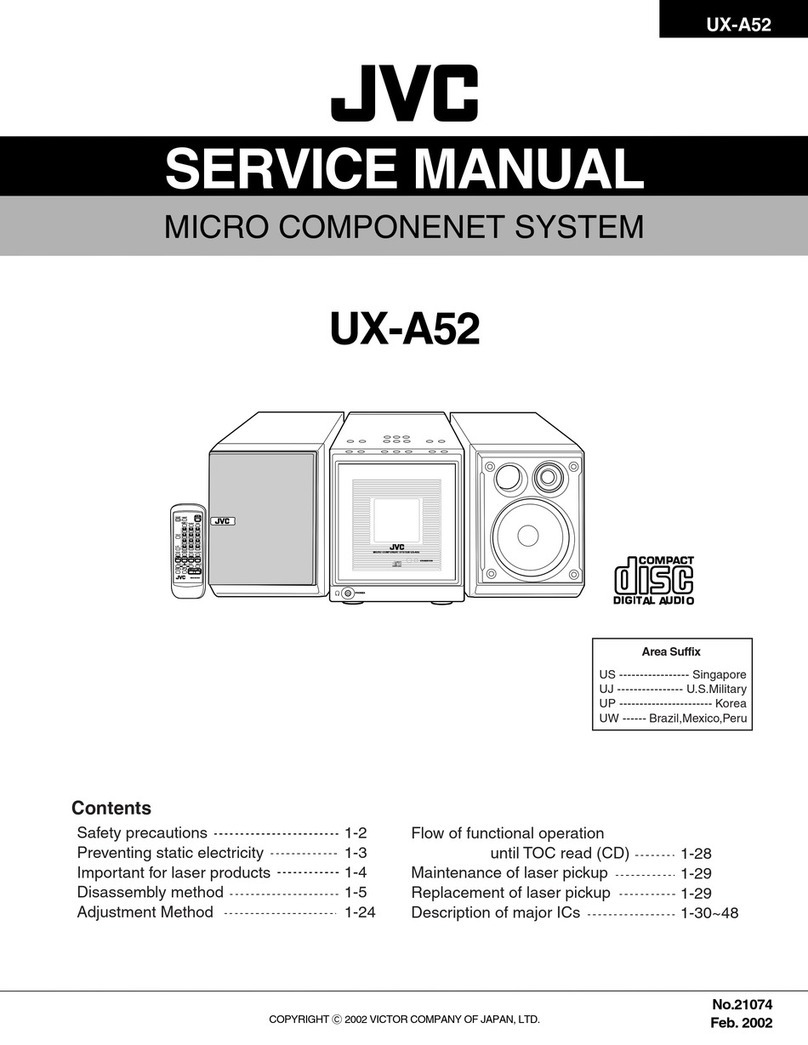 JVC UX-A52 Service manual