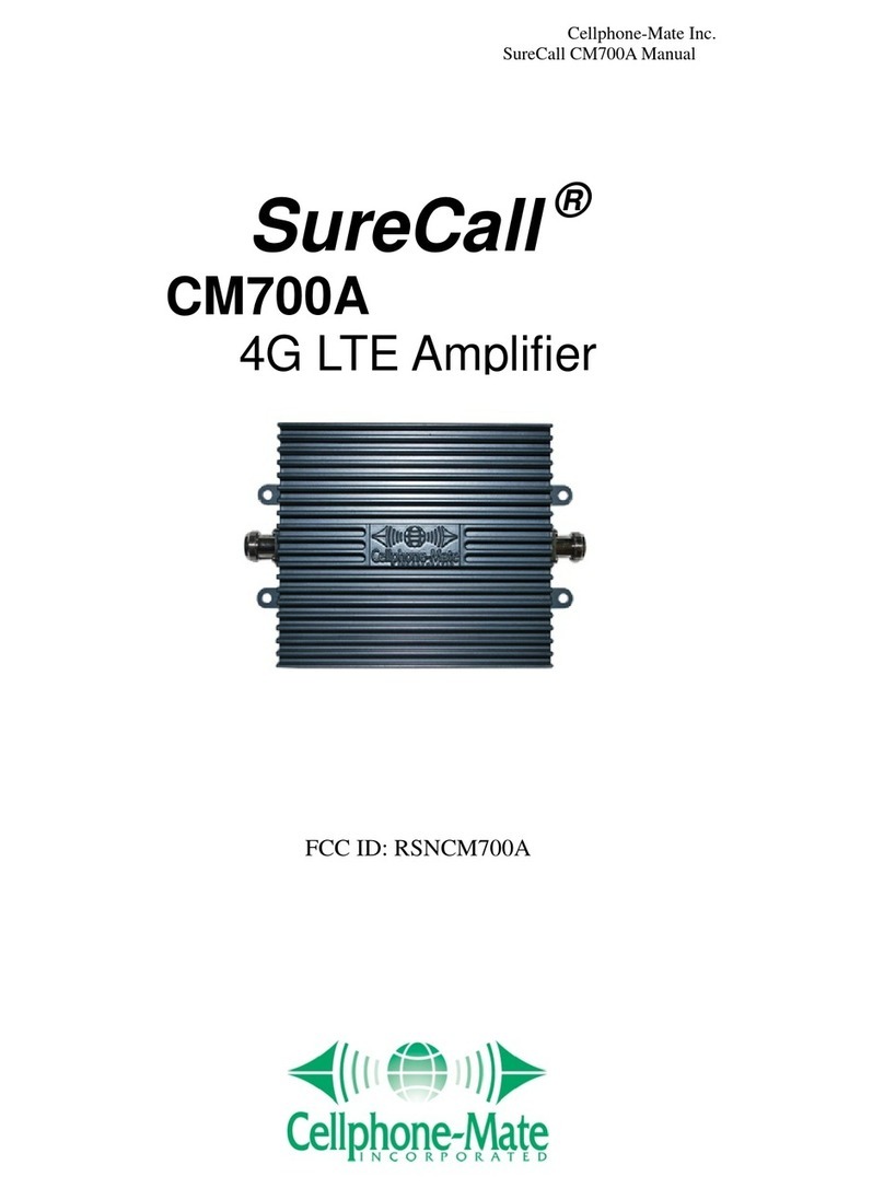 Cellphone-Mate SureCall CM700A manual