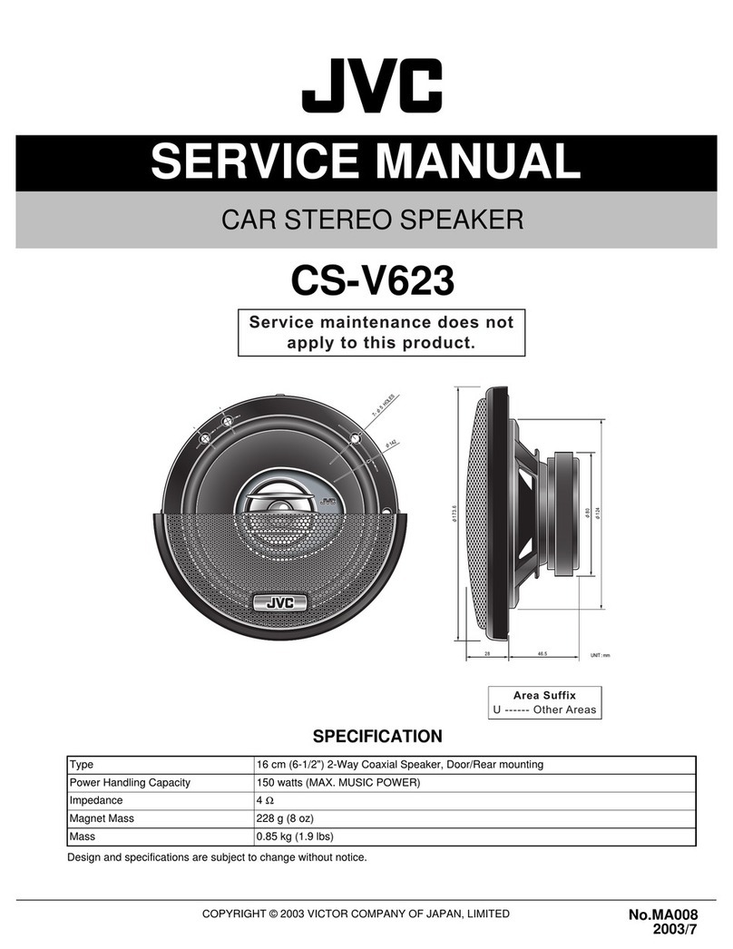 JVC CS-V623 User manual