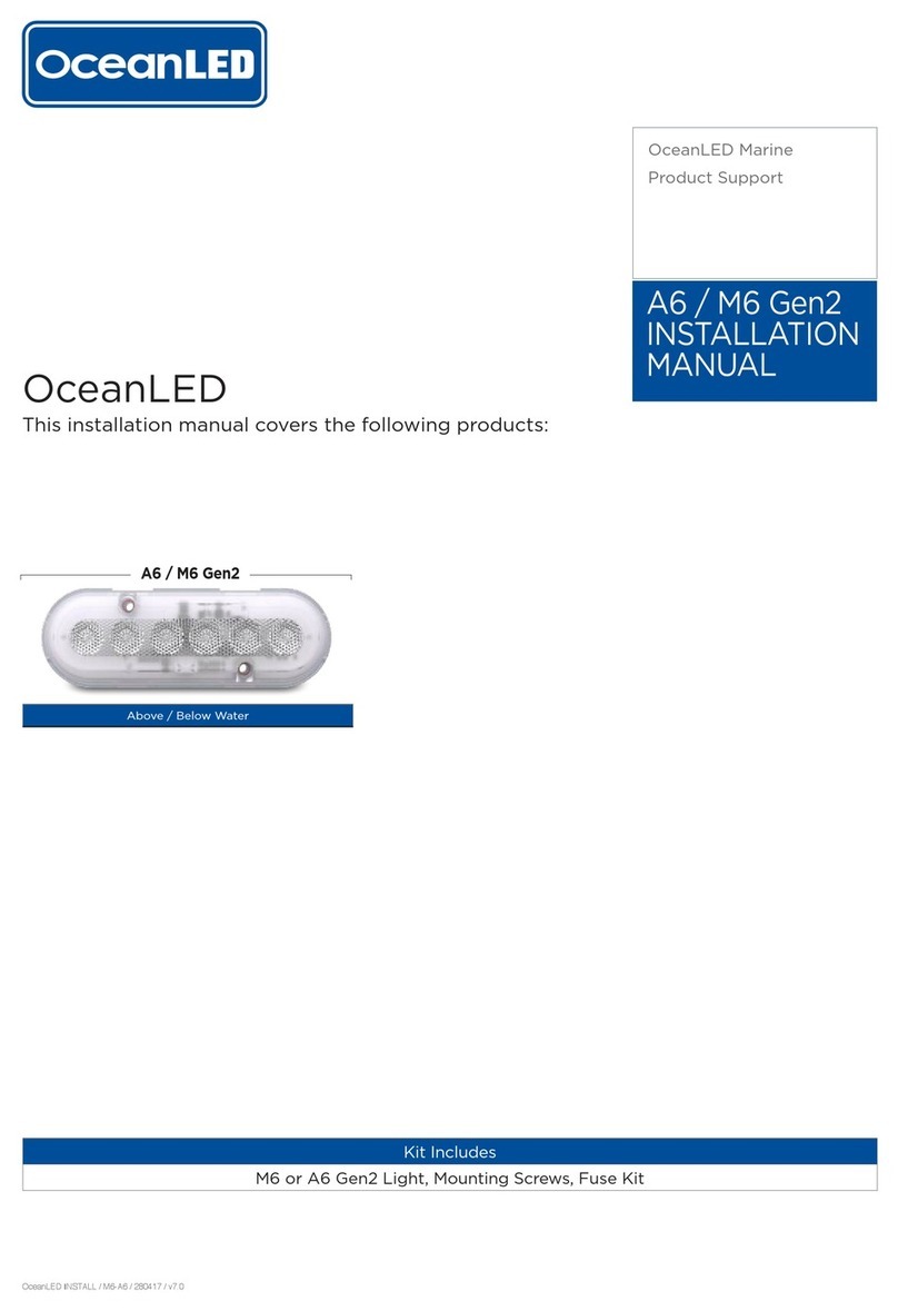 Oceanled A6 Gen2 installation manual