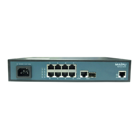 Maipu SM 3100-9TP-AC installation manual