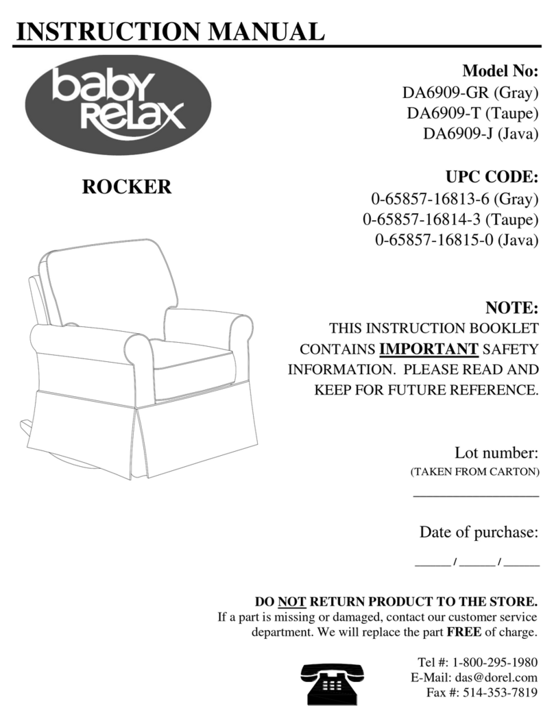 Baby Relax DA6909-GR instruction manual