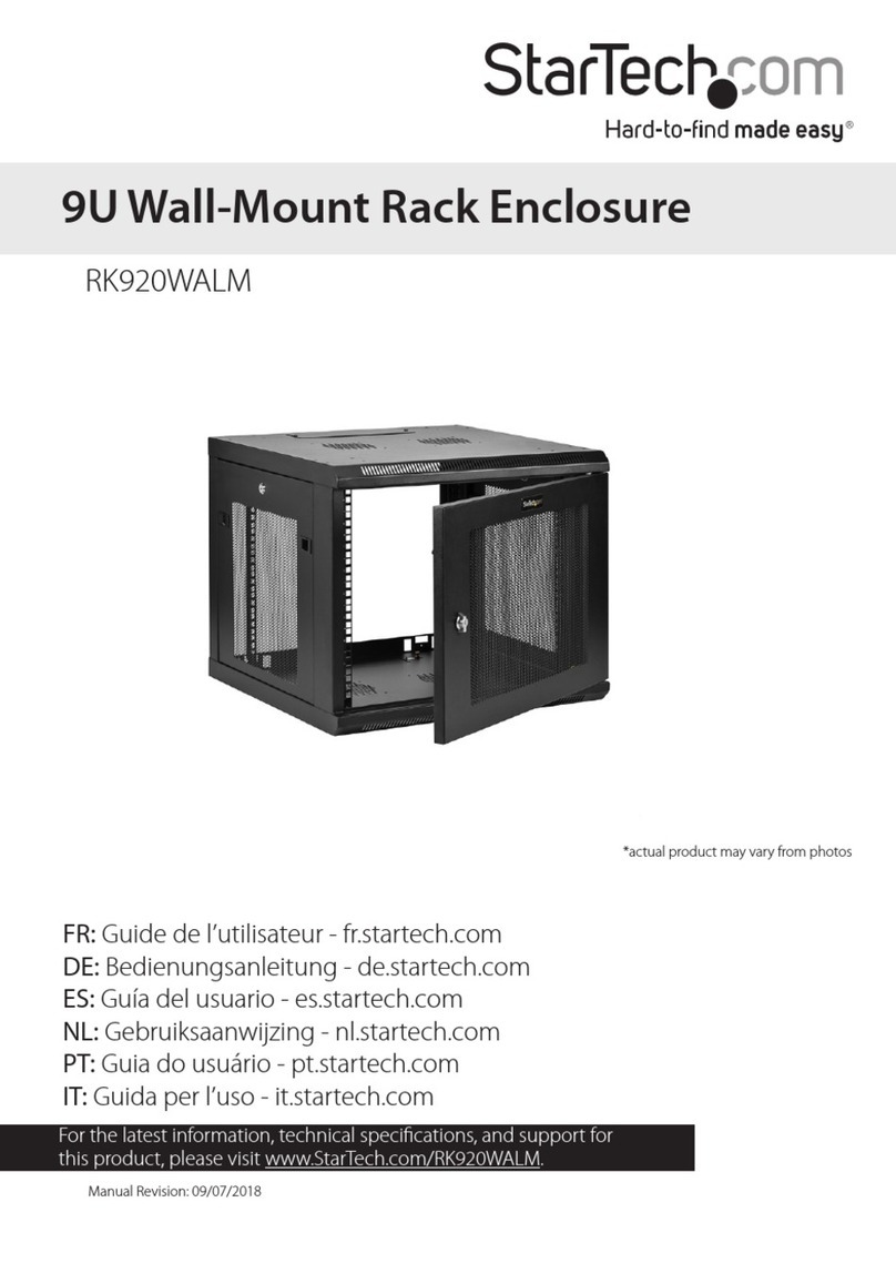 StarTech.com RK920WALM User manual StarTech.com RK920WALM User manual