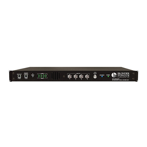Blonder tongue HDE-2H/2S-QAM User manual