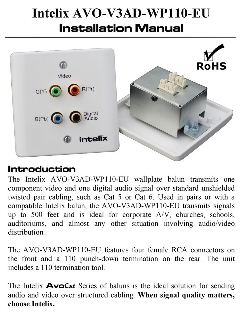 Intelix AVO-V3AD-WP110-EU User manual