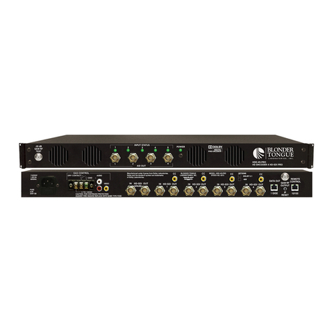 Blonder tongue HDE-4S-PRO User manual