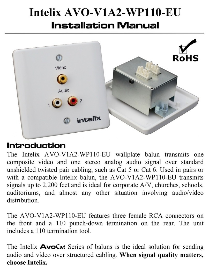 Intelix AVO-V1A2-WP110-EU User manual