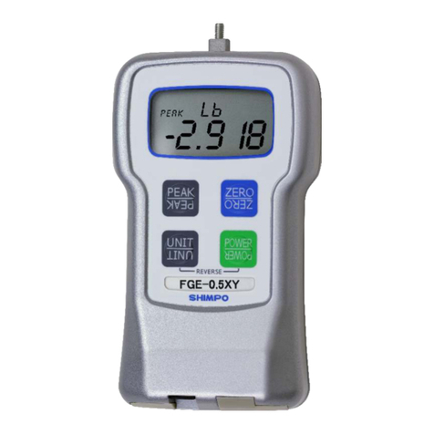 Nidec-Shimpo FGE-0.5XY Operation guide