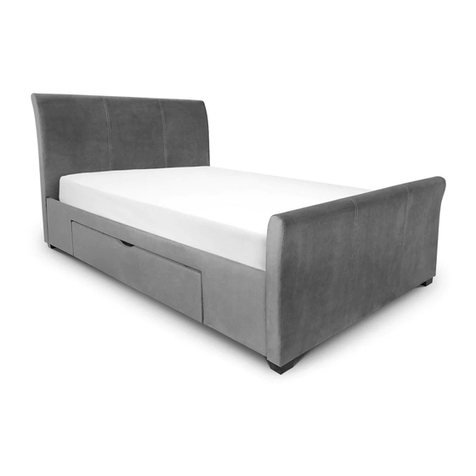 Julian Bowen Limited CAPRI FABRIC BED WITH DRAWERS Assembly instructions Julian Bowen Limited CAPRI FABRIC BED WITH DRAWERS Assembly instructions