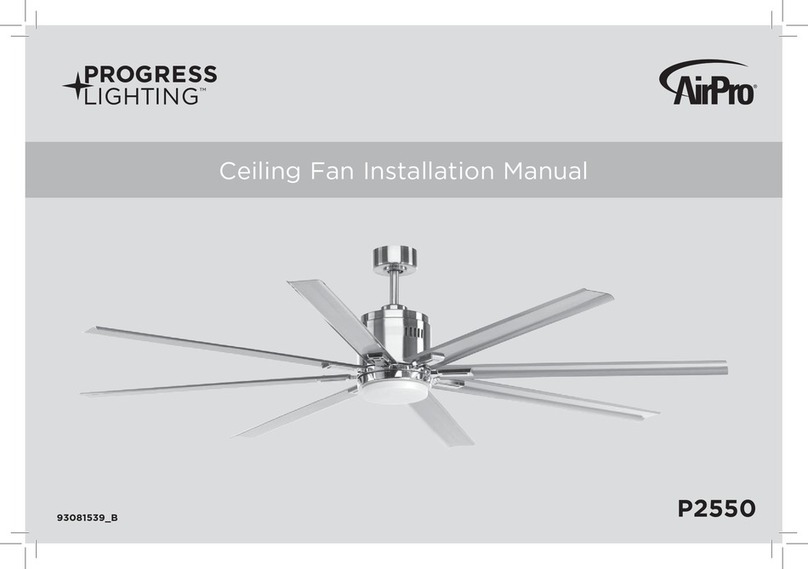 Progress Lighting P2550 installation manual
