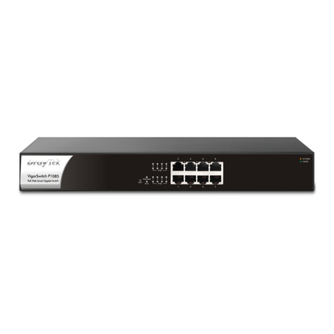Draytek VigorSwitch P1085 quick start guide