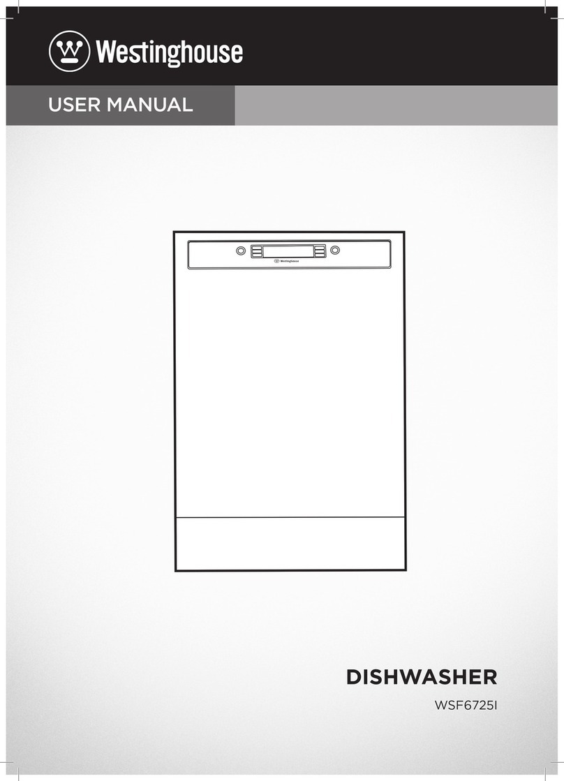 Westinghouse WSF6725I user manual