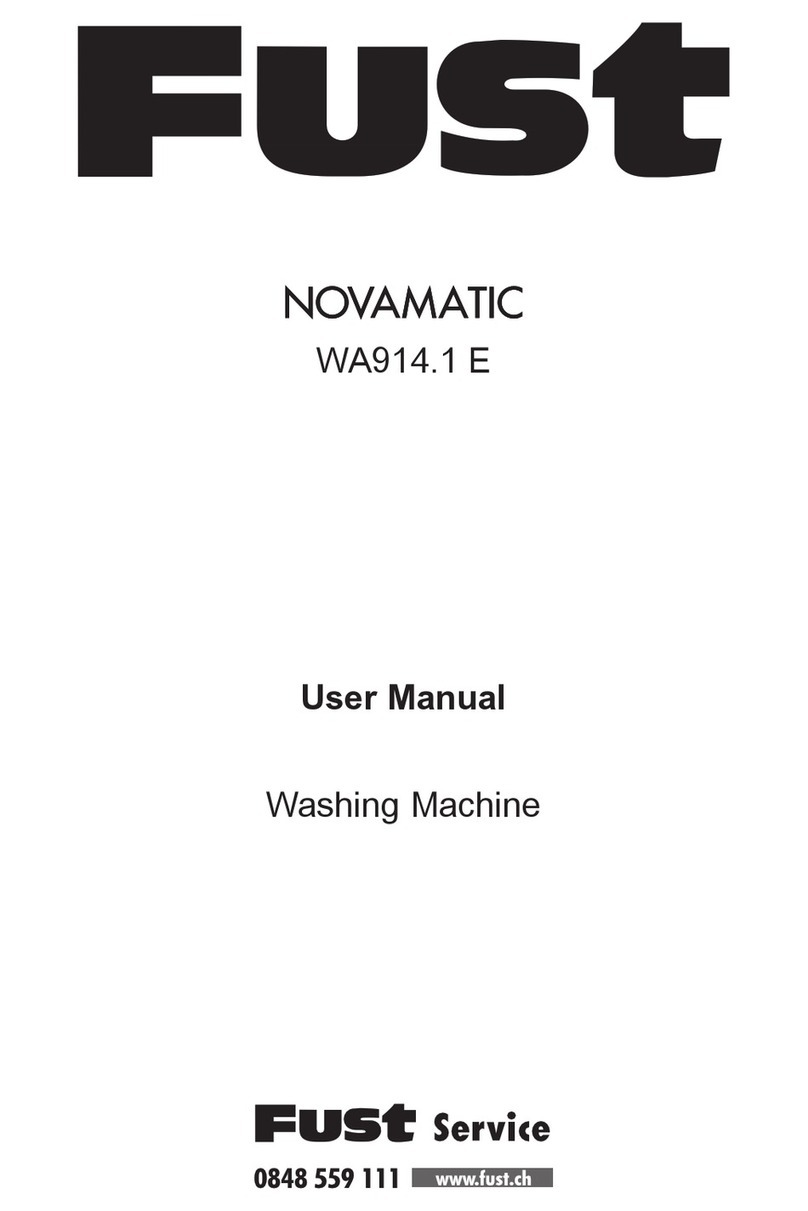 FUST NOVAMATIC WA914.1 E user manual
