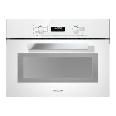 Miele M 6262 TC operating instructions