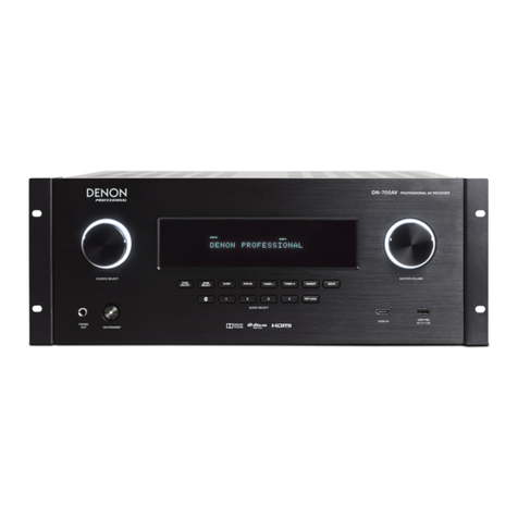 Denon DN-700AV User manual Denon DN-700AV User manual