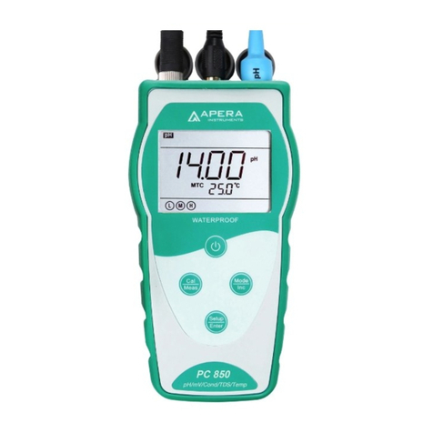 Apera Instruments PC 850 User manual
