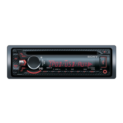 Sony CDX-G3050UV User manual