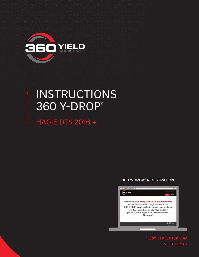 360 Yield 360 Y-DROP HAGIE DTS 2016 + instruction manual