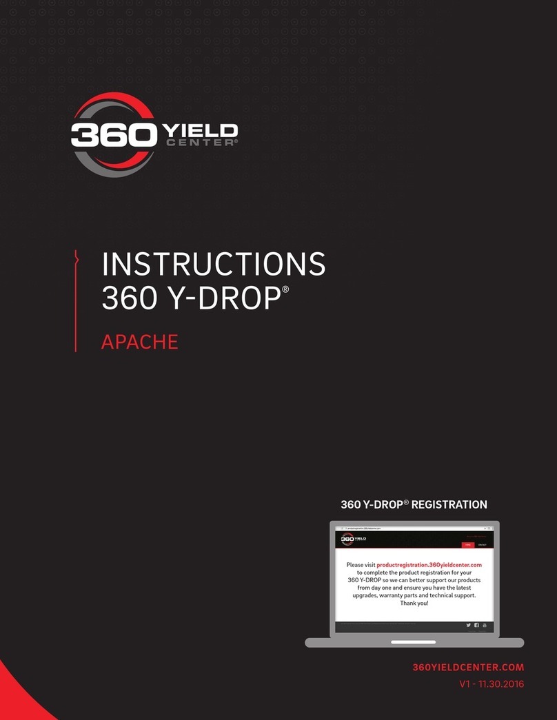 360 Yield 360 Y-DROP APACHE instruction manual