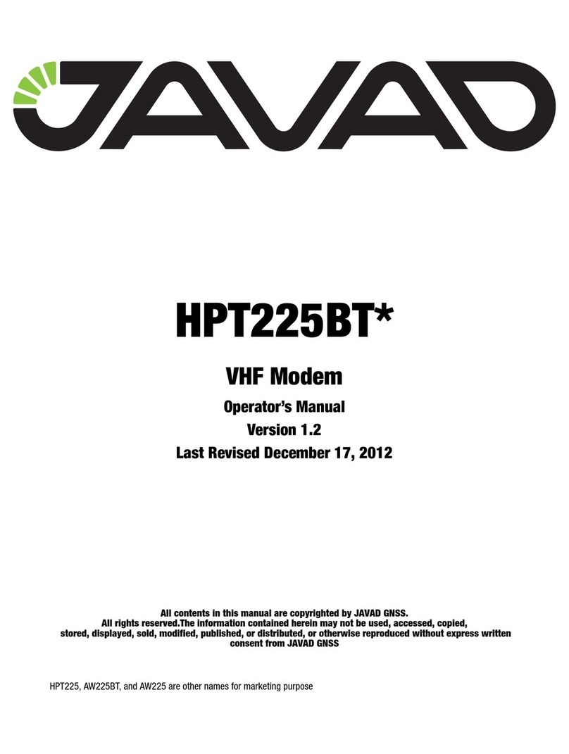 Javad HPT225BT User manual
