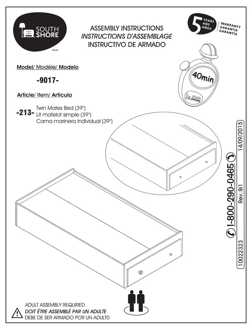 SouthShore 9017 Assembly guide SouthShore 9017 Assembly guide