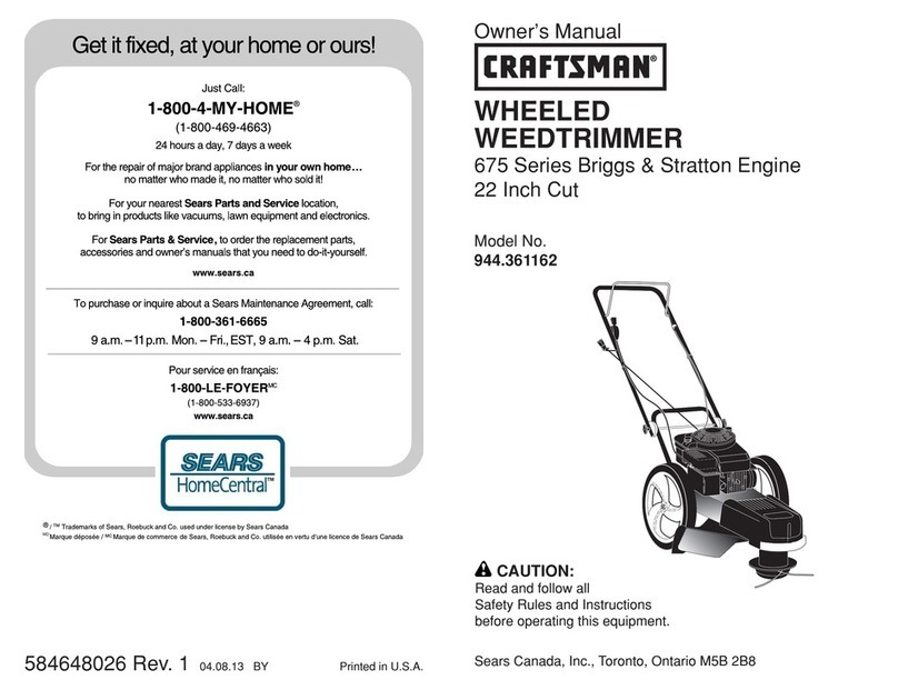 Craftsman 944.361162 User manual