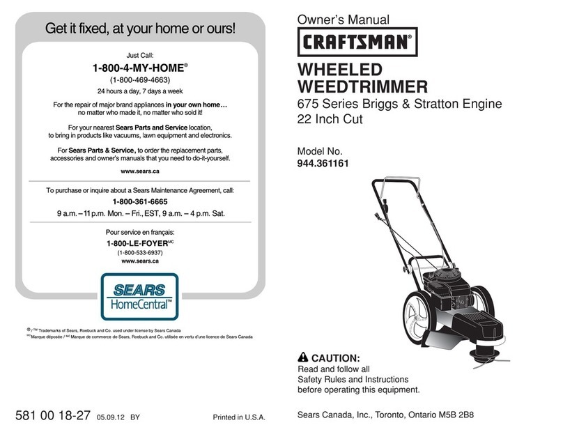 Craftsman 944.361161 User manual