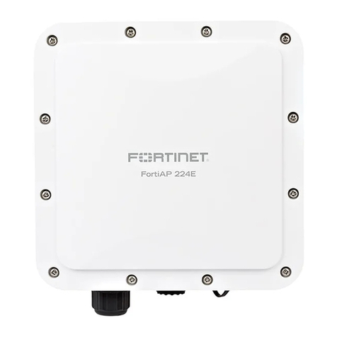 Fortinet FortiAP 224E quick start guide