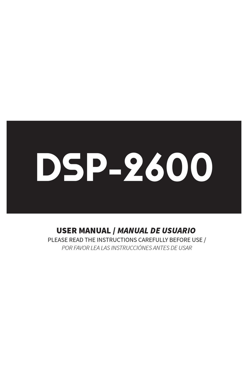 Audiolab DSP-2600 User manual