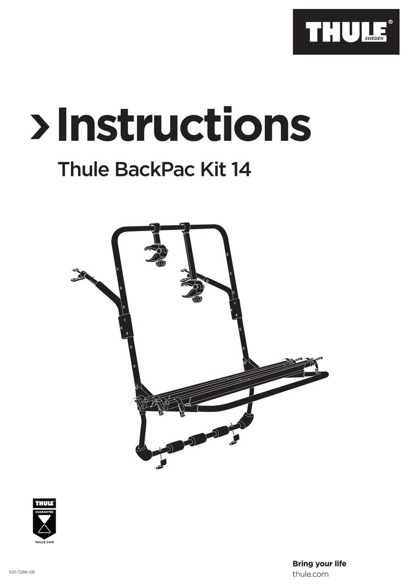 Thule BackPac Kit 14 User manual