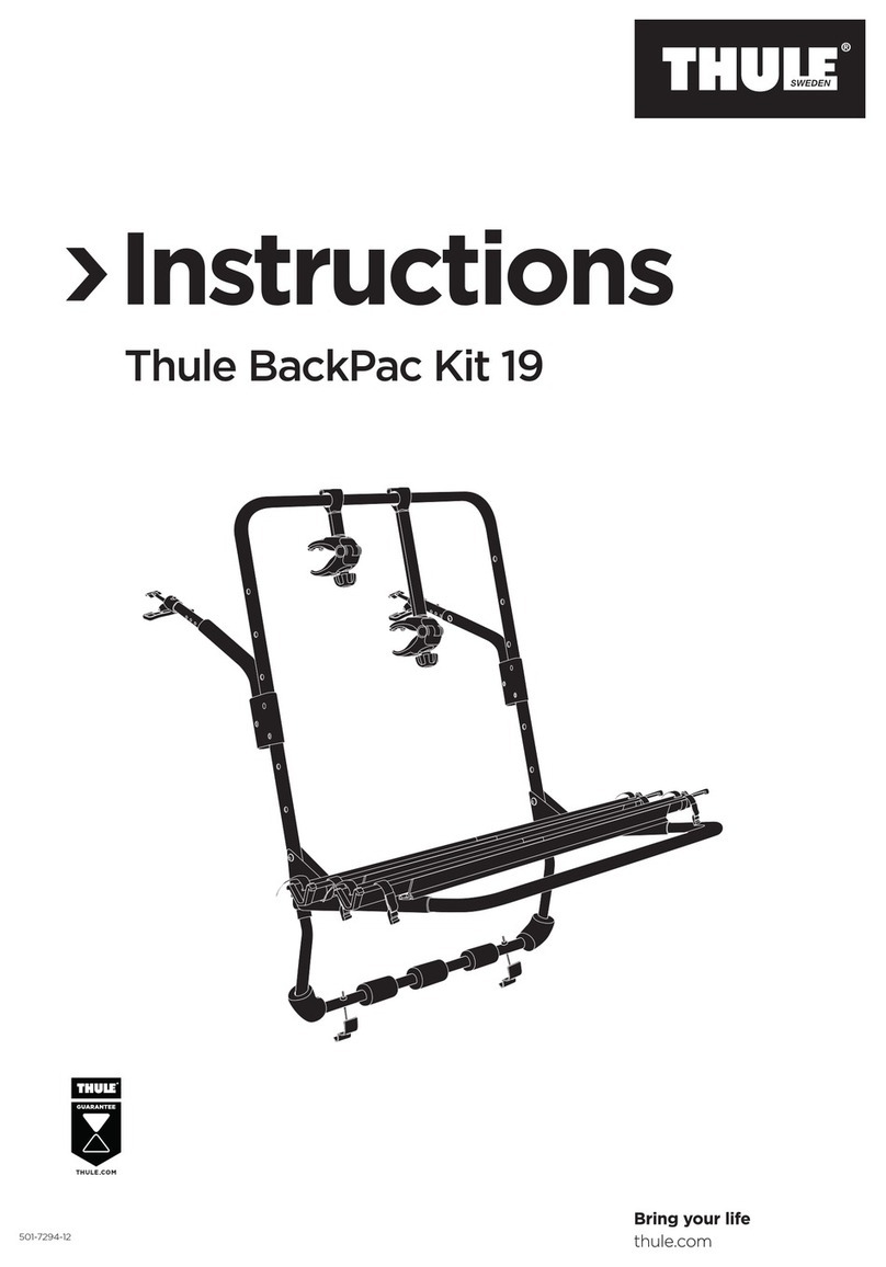 Thule BackPac Kit 19 User manual
