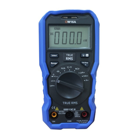 Owon OW16 Series User manual