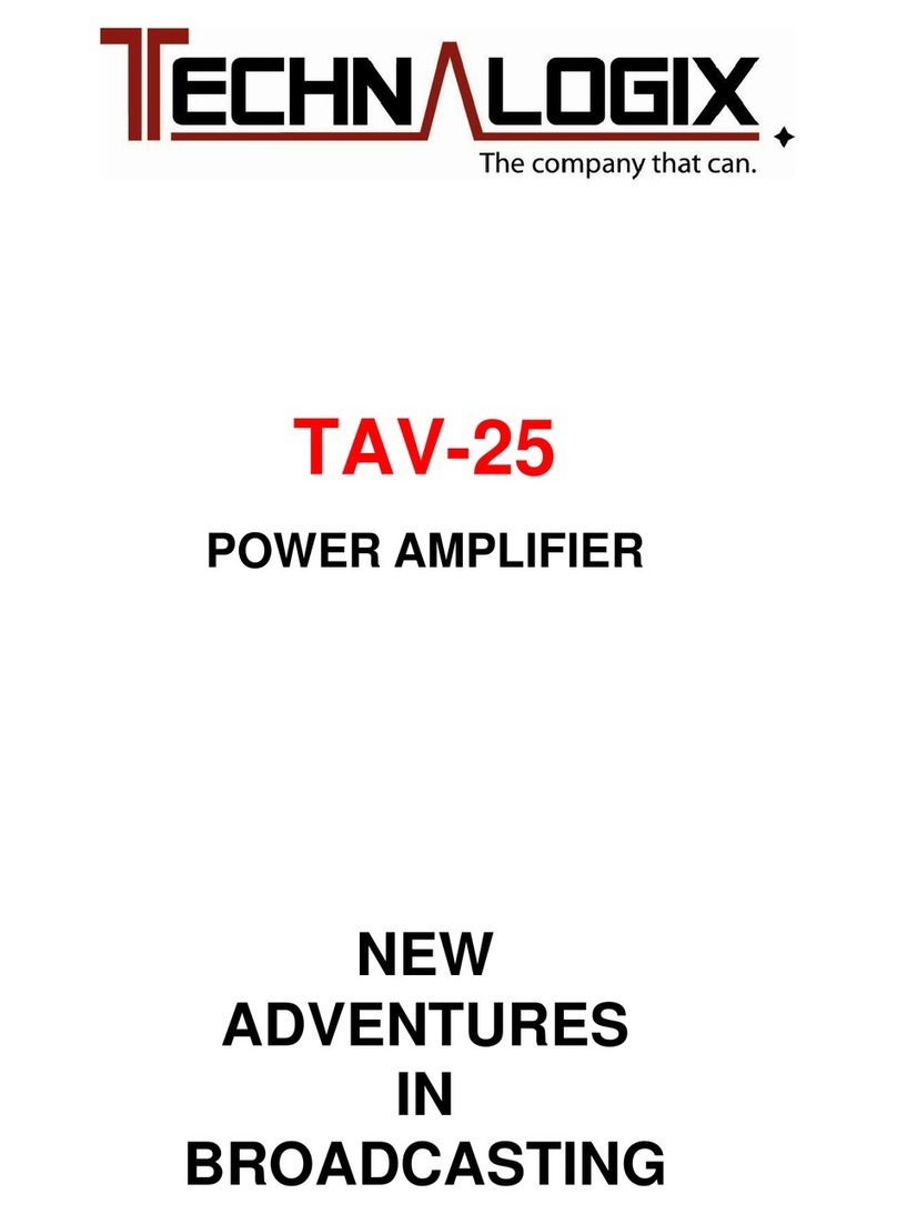 Technalogix TAV-25 User manual