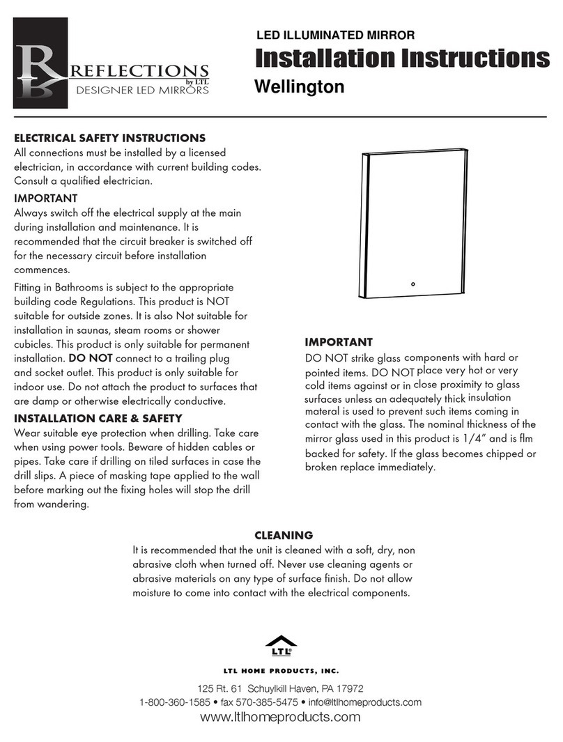 Reflections Wellington installation instructions