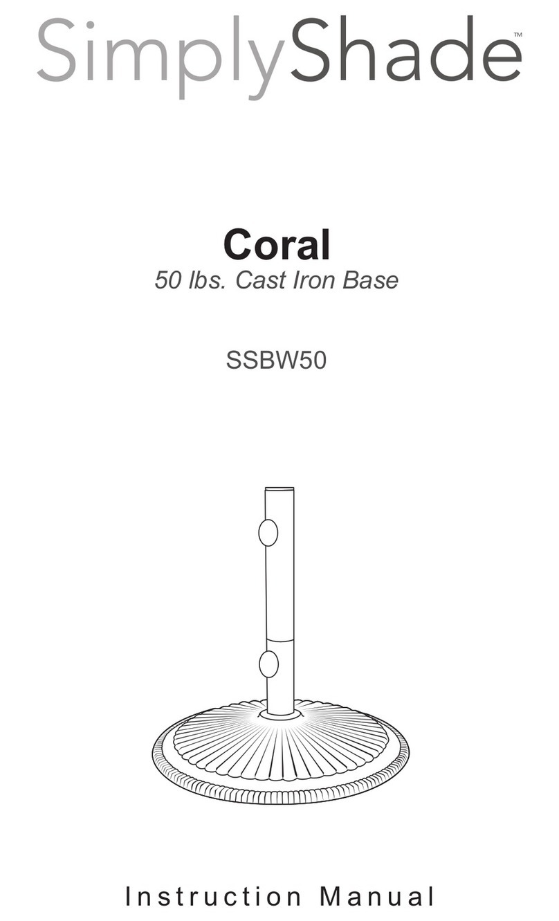 Simply Shade Coral SSBW50 instruction manual