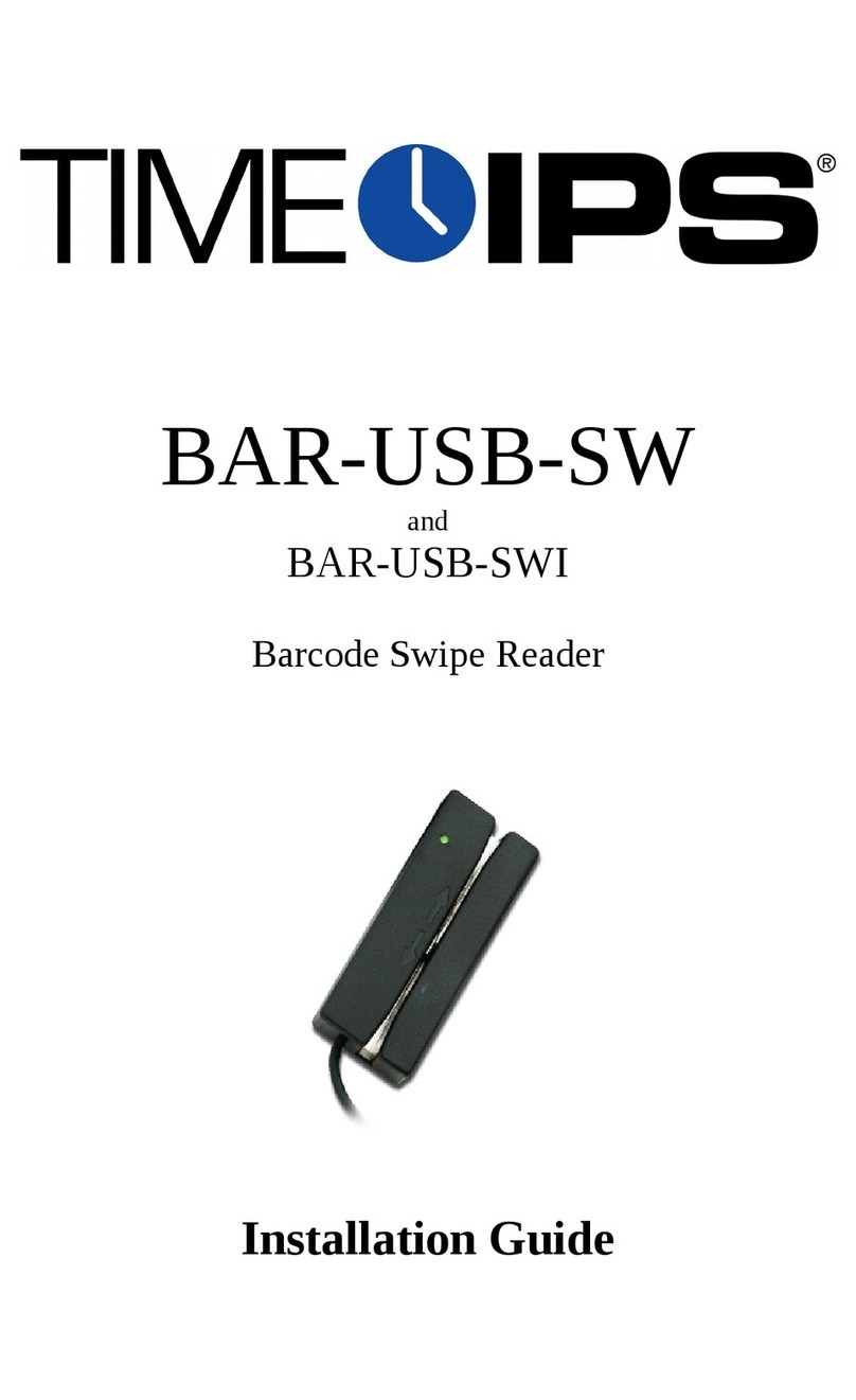 TimeIPS BAR-USB-SW installation guide